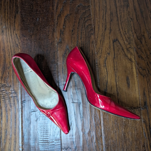 Stuart Weitzman red pumps size 8 - Picture 1 of 11